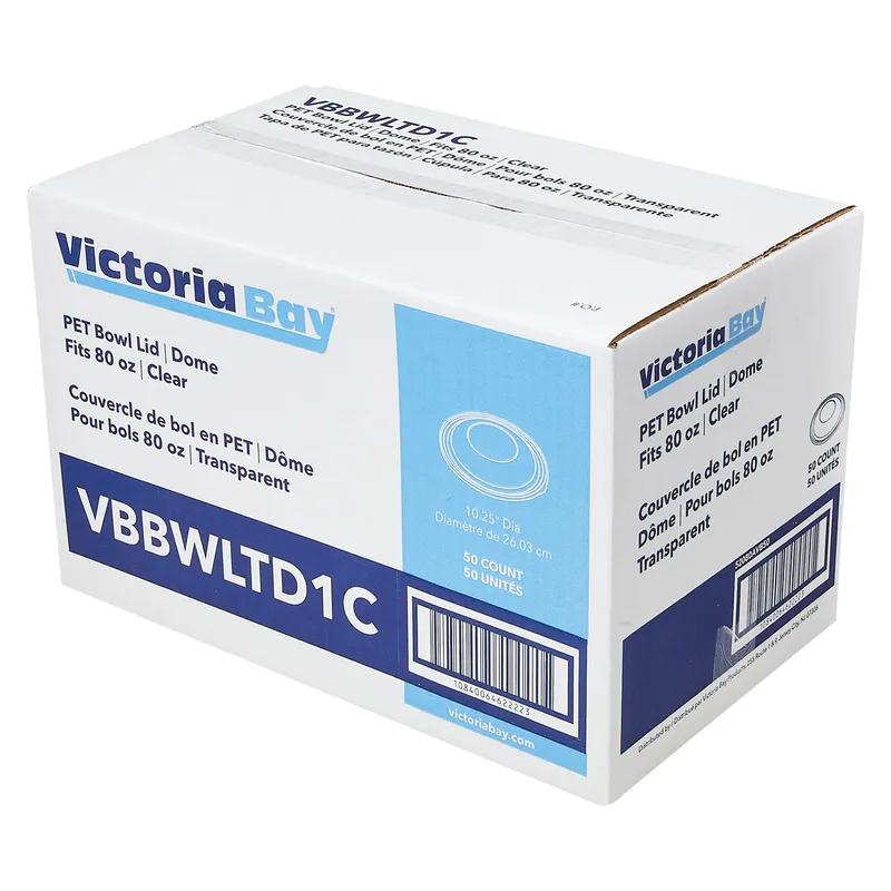 Victoria Bay Lid Dome 10.25X1.5 IN PET Clear Round For 80 OZ Bowl 50/Case
