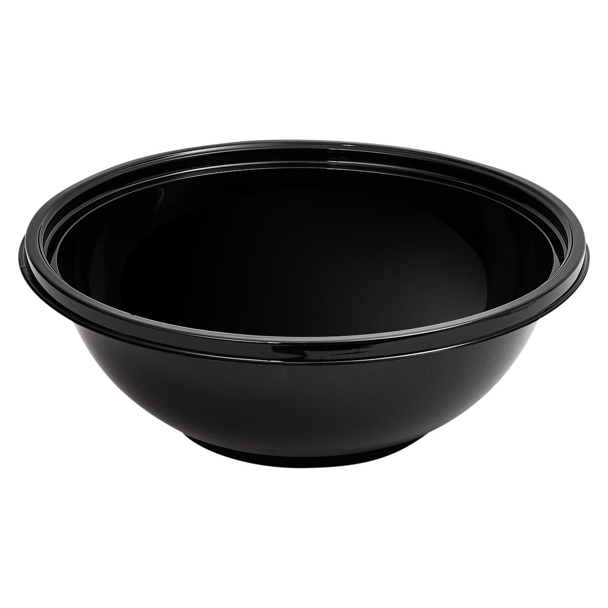 Victoria Bay Bowl 80 OZ PET Black Round Freezer Safe 50/Case