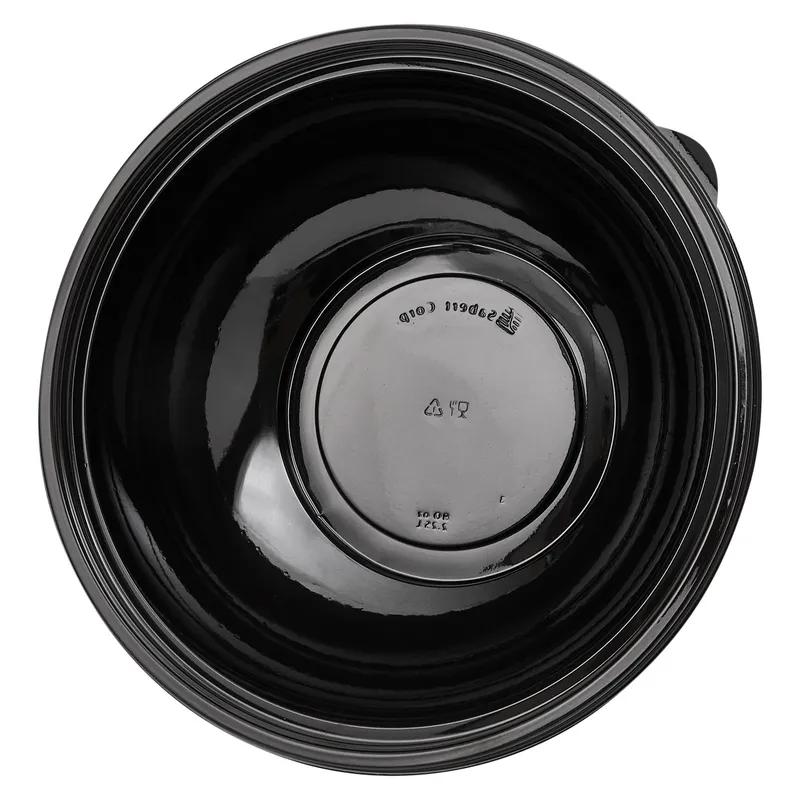 Victoria Bay Bowl 80 OZ PET Black Round Freezer Safe 50/Case