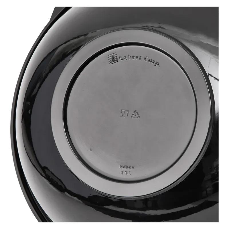 Victoria Bay Bowl 160 OZ PET Black Round Freezer Safe 50/Case