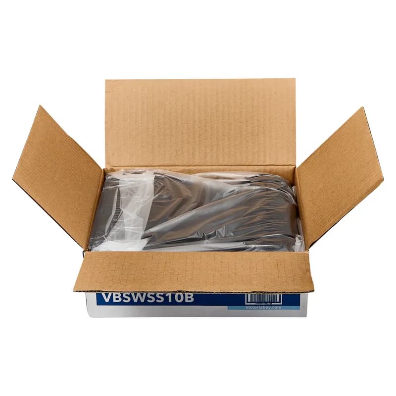 Victoria Bay Serving Spoon 10 IN PP Black Freezer Safe 72/Case