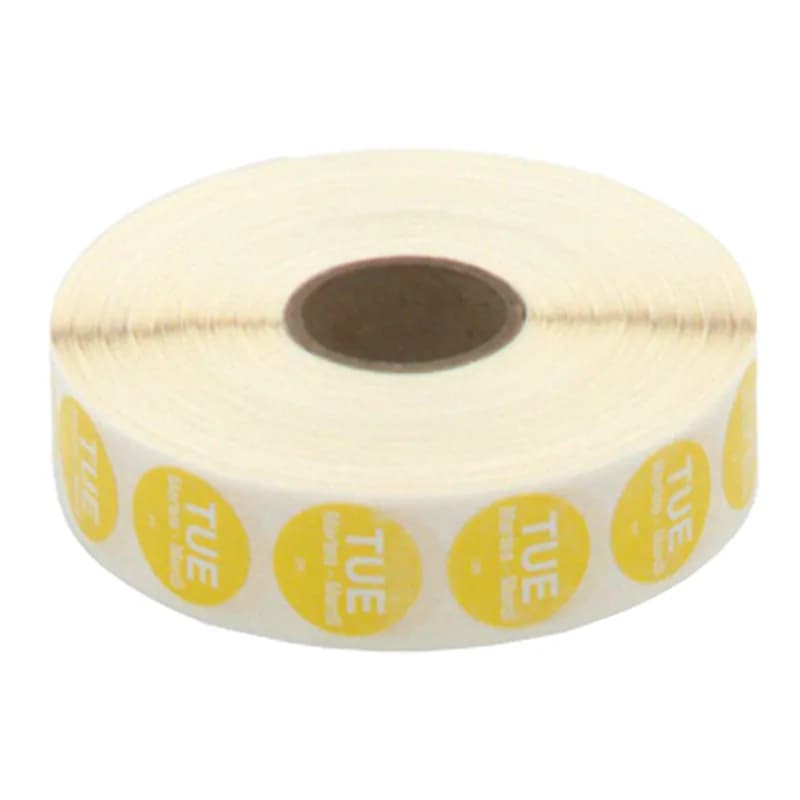 DuraMark Tuesday Label 0.75 IN 2000/Roll