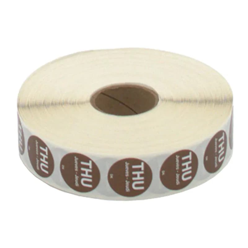 DuraMark Thursday Label 0.75 IN 2000/Roll