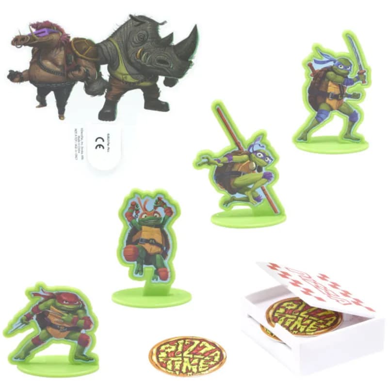 Cake & Cupcake Topper Pick Ninja Turtles 1/Each