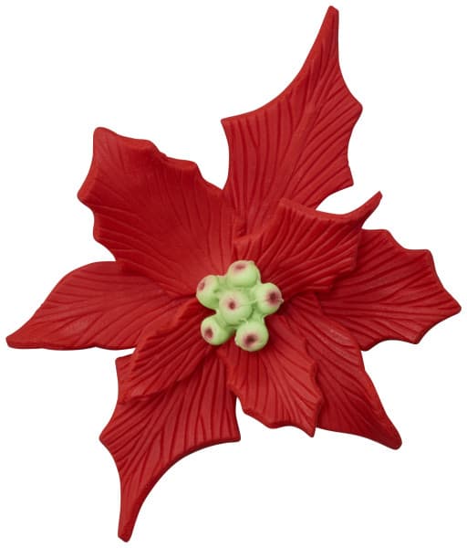 Cake Gum Paste Decoration 3 IN Red 8 Count/Pack