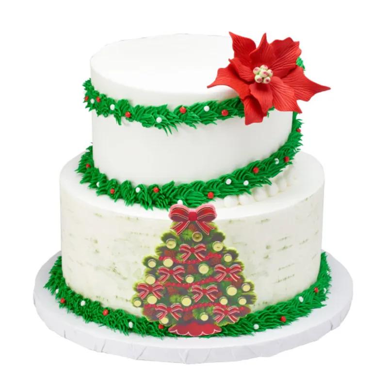 Cake Gum Paste Decoration 3 IN Red 8 Count/Pack