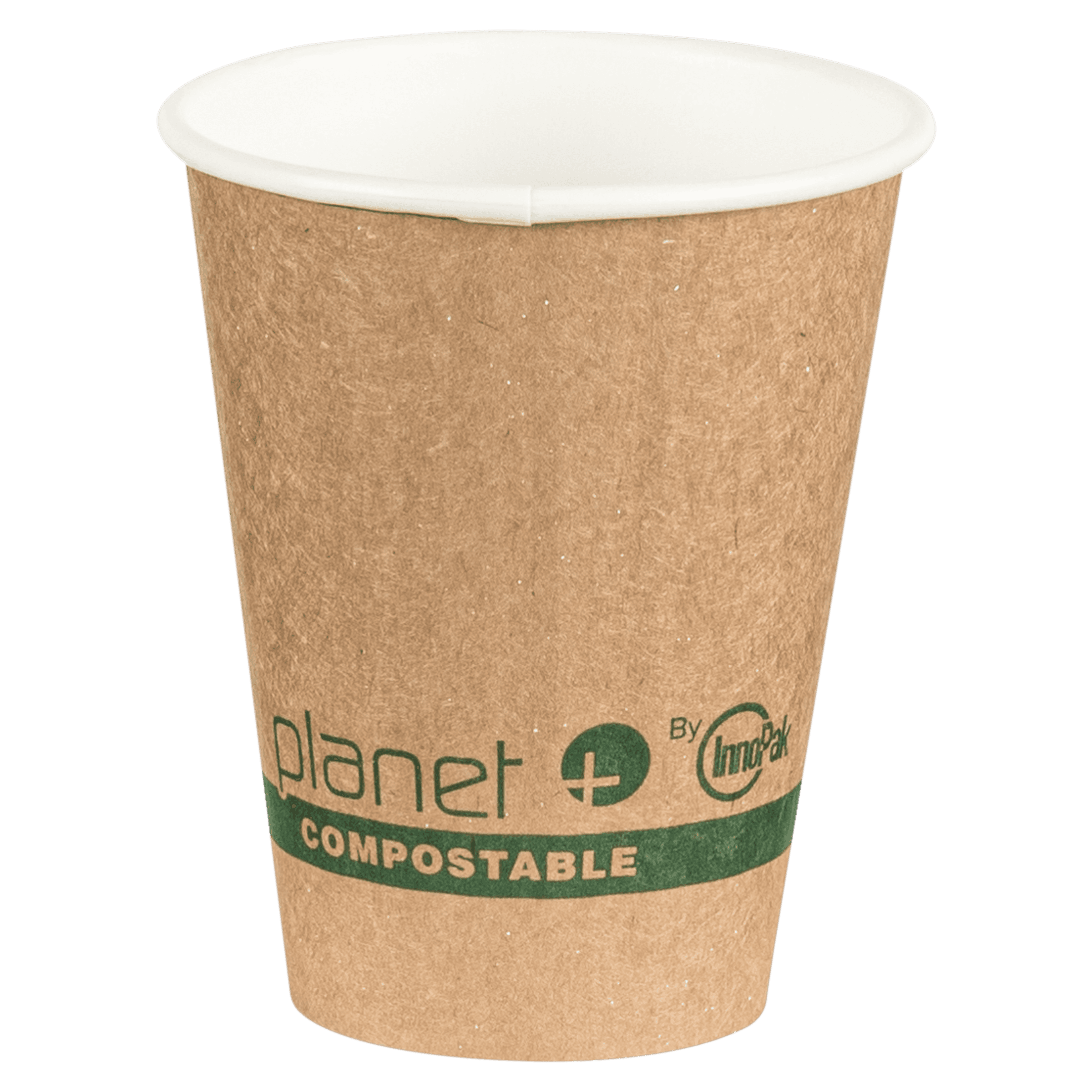 Planet+® Hot Cup 8 OZ Paperboard PLA Kraft Freezer Safe Laminated Double Wall 1000/Case