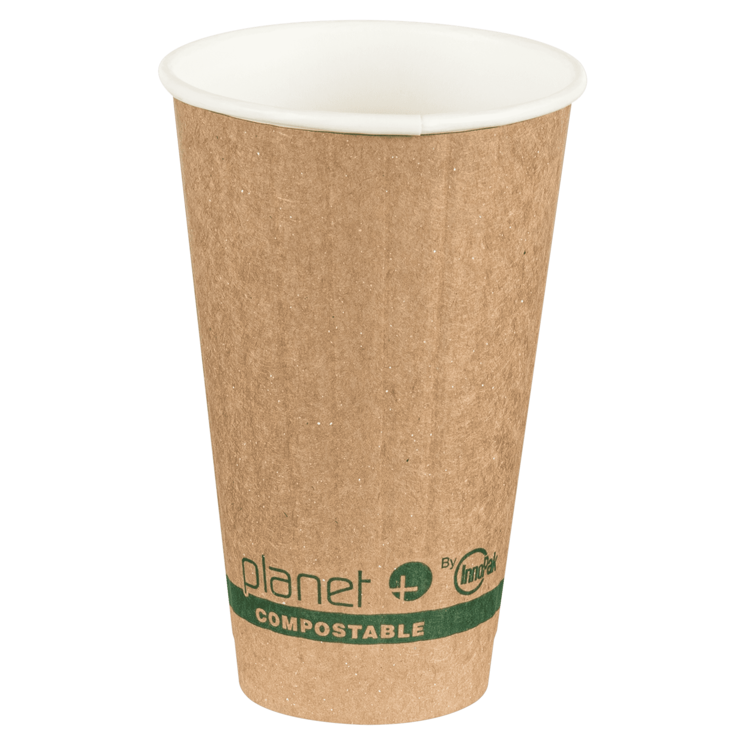 Planet+® Hot Cup 16 OZ Paperboard PLA Kraft Freezer Safe Laminated Double Wall 600/Case