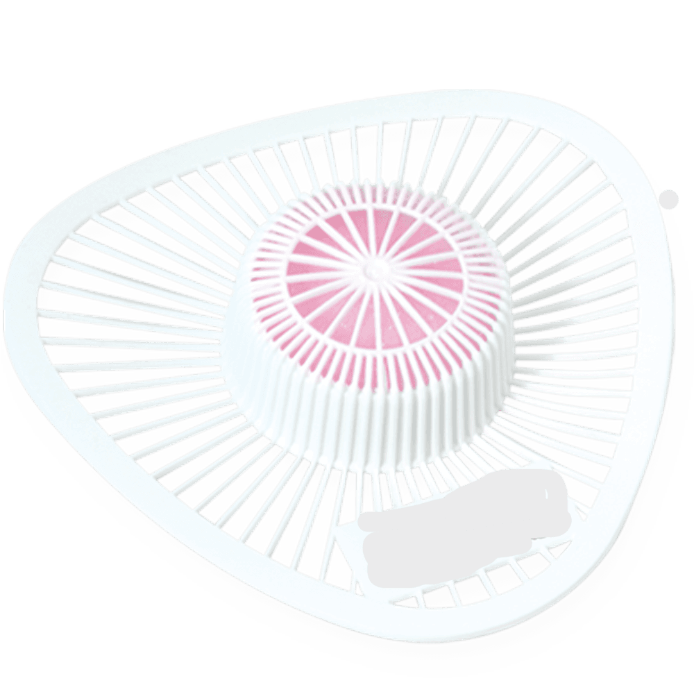 Urinal Screen & Block Lavender EVA Anti-Splash 10 Count/Box 6 Box/Case 60 Count/Case