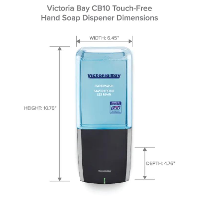 Victoria Bay Soap Dispenser 1200 mL Graphite VB10 1/Case