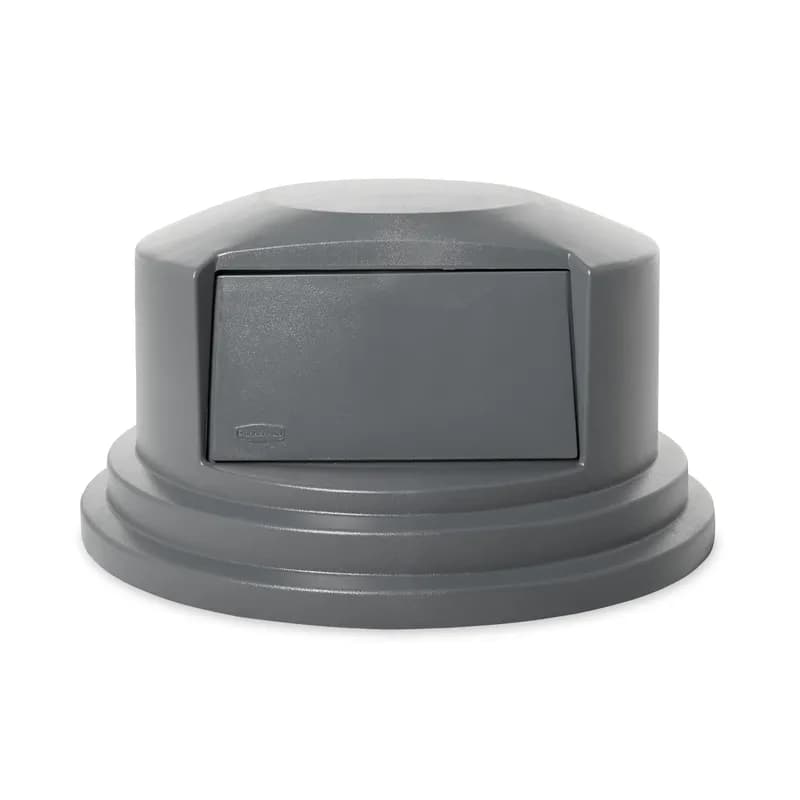 Brute® Dome Lid 27.5X27.5X15.5 IN 55 GAL Gray Resin Dome 1/Each