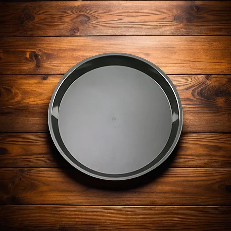 Serving Tray 12 IN Black Round 25/Case