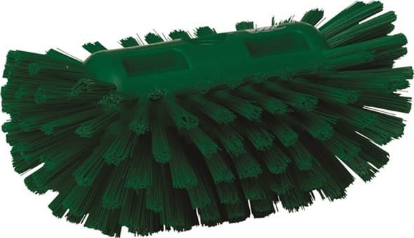 Vikan® Tank Brush 8.1X5.1X3.9 IN PP Polyester Stainless Steel Green Hard 1/Each