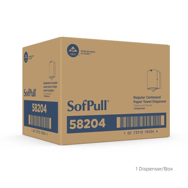 Sofpull® Paper Towel Dispenser Translucent Smoke Centerpull Regular Capacity 1/Each