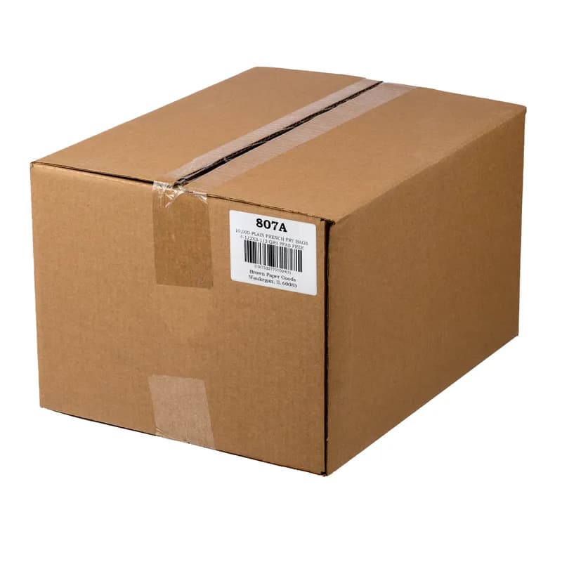 French Fry Bag 4.5X3.5 IN Paper White Plain 1000/Box