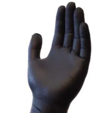 Victoria Bay General Purpose Gloves XL Black 4MIL Nitrile Disposable Powder-Free 100 Count/Pack 10 Packs/Case