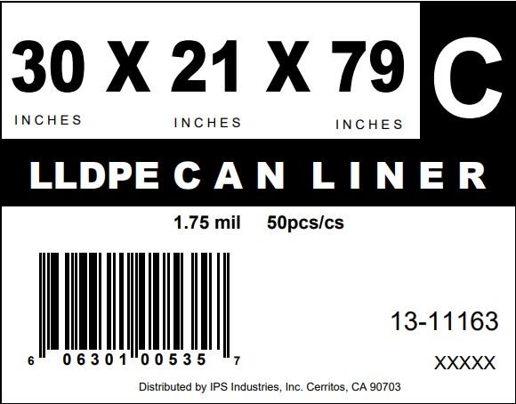 Bun Pan Rack Cover 30X21X79 IN Plastic Clear 1.75MIL 50/Case