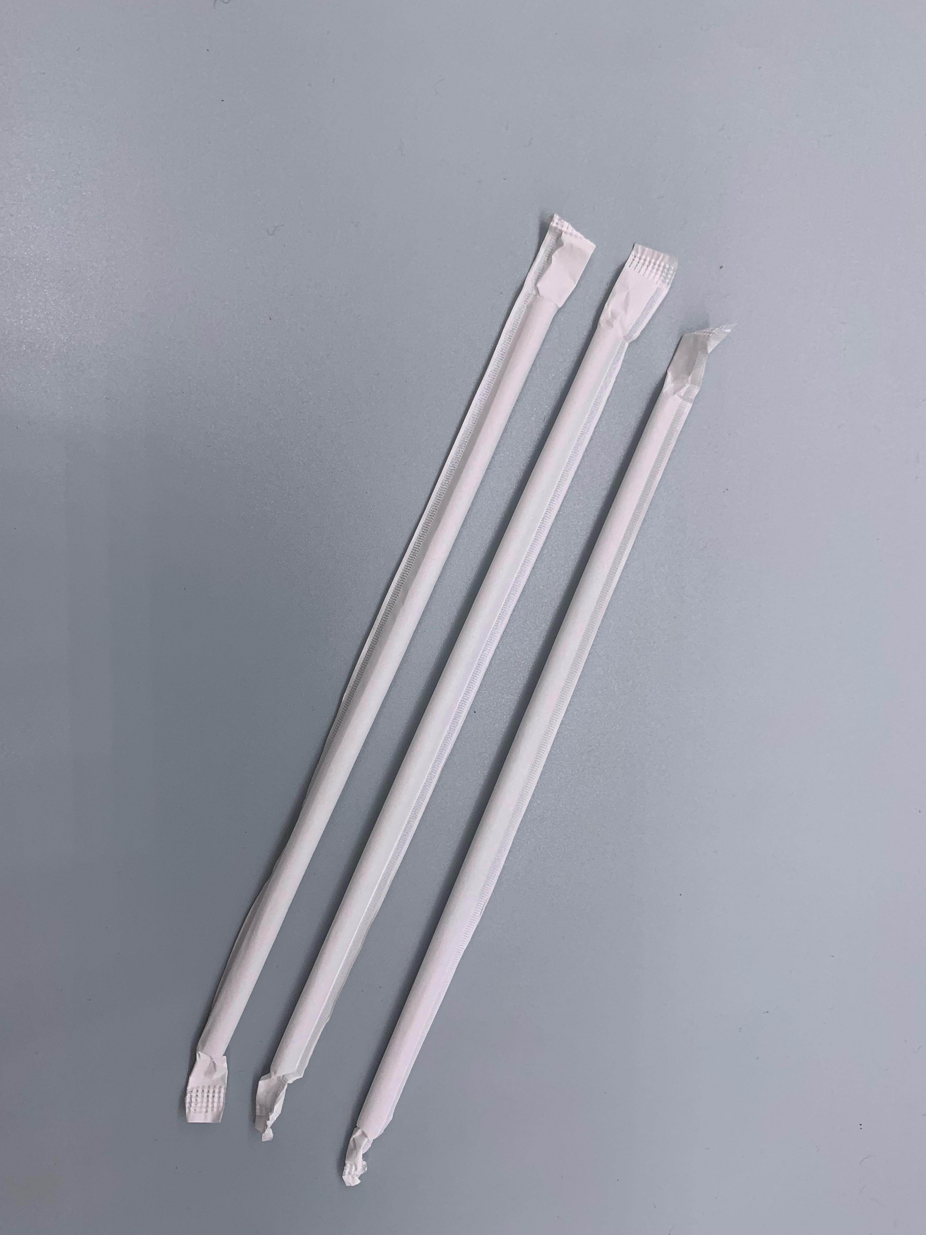 Victoria Bay Giant Straw 10.25 IN PP Clear Wrapped 1200/Case