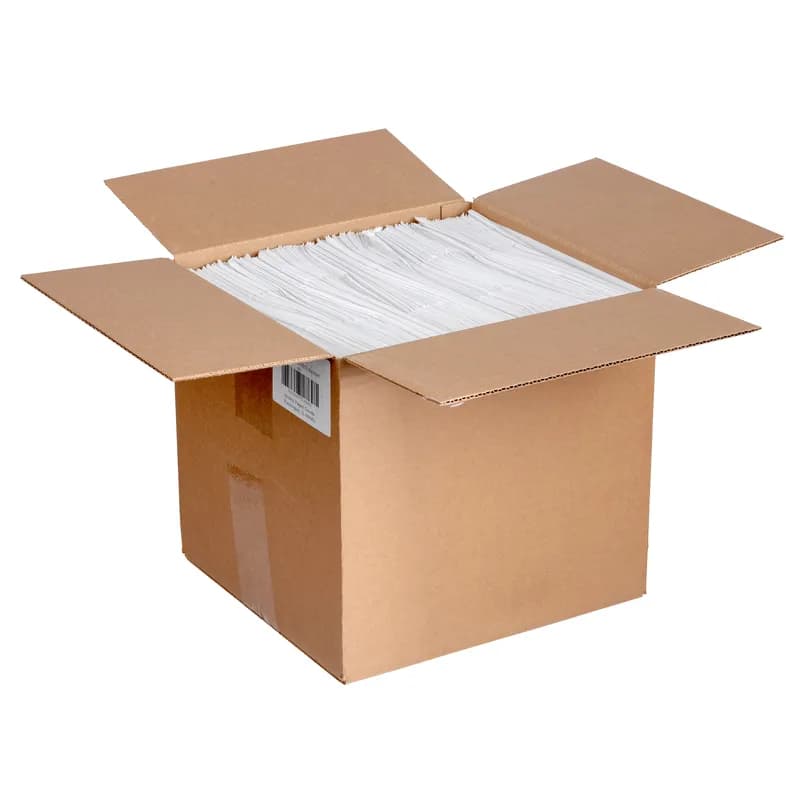 Bakery Bag 6.125X3.875X12.625 IN Wax Coated Paper 8# White Plain 1000/Case