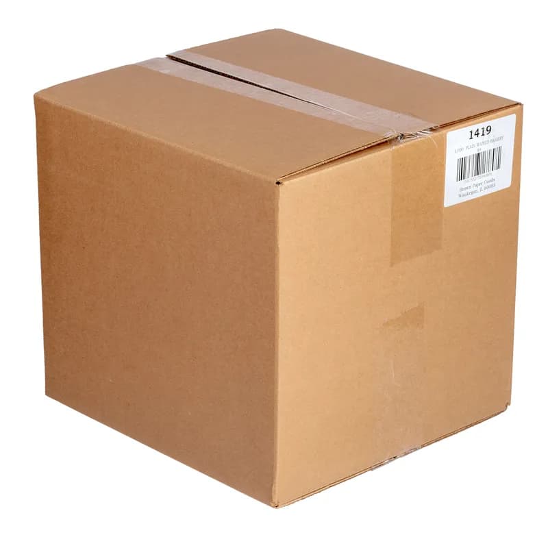 Bakery Bag 6.125X3.875X12.625 IN Wax Coated Paper 8# White Plain 1000/Case