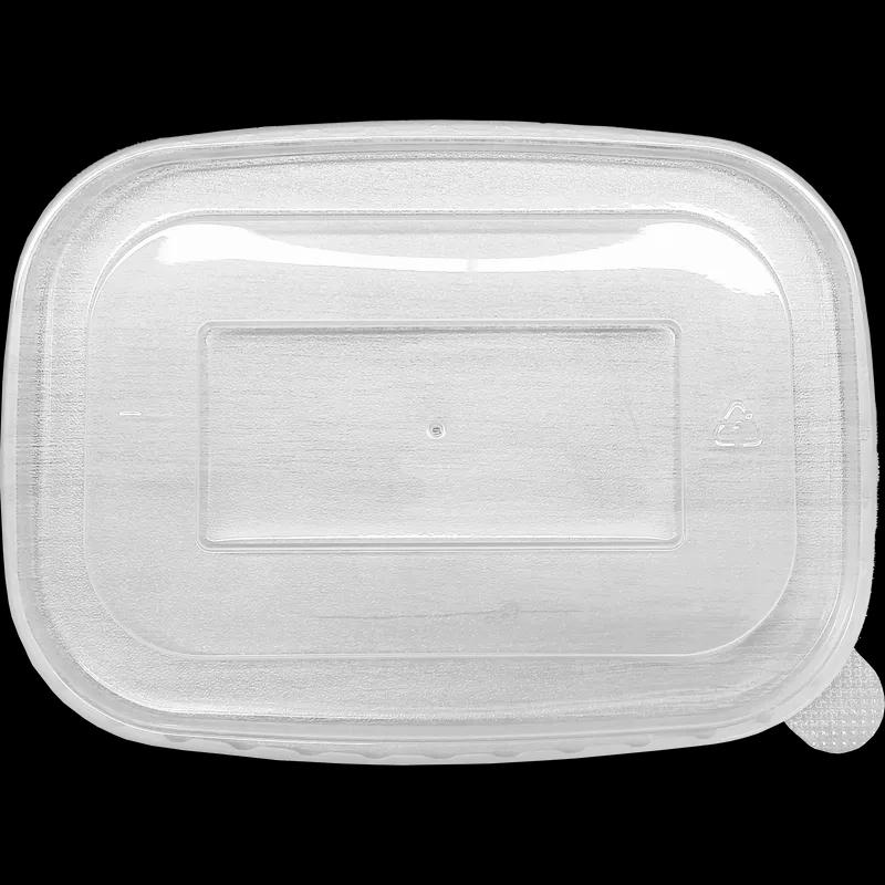 Victoria Bay Lid Flat PP Clear Rectangle For 25-34 OZ Take-Out Container Base 300/Case