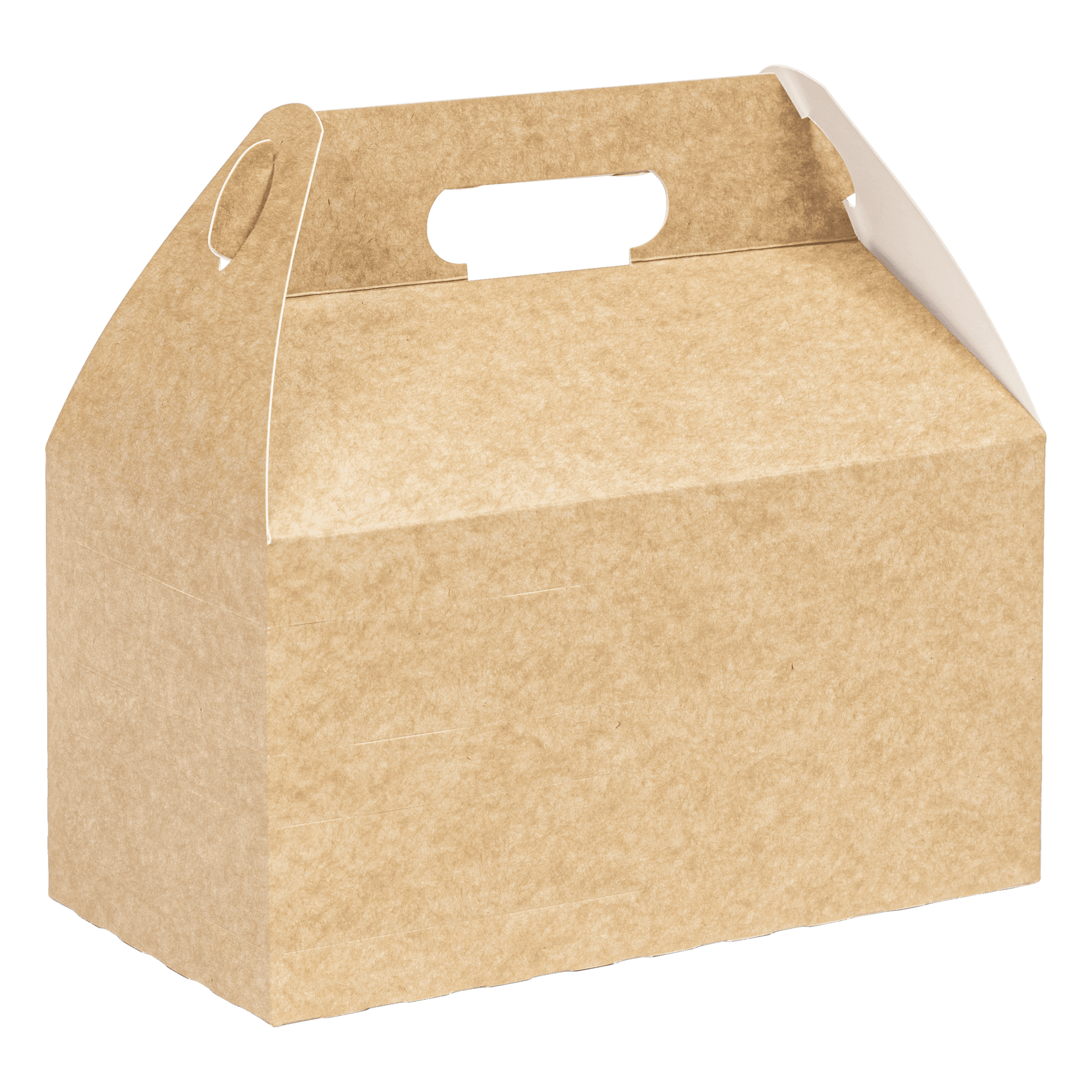 Take-Out Box Barn 9.5X5X5 IN Kraft Automatic Bottom With Handle 100/Case