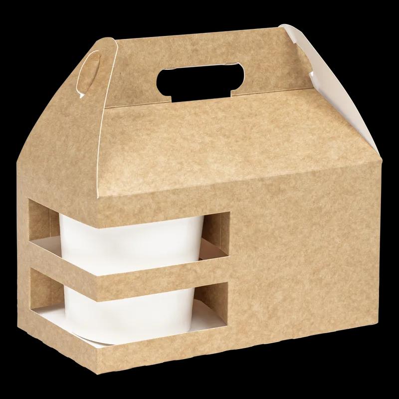 Take-Out Box Barn 9.5X5X5 IN Kraft Automatic Bottom With Handle 100/Case