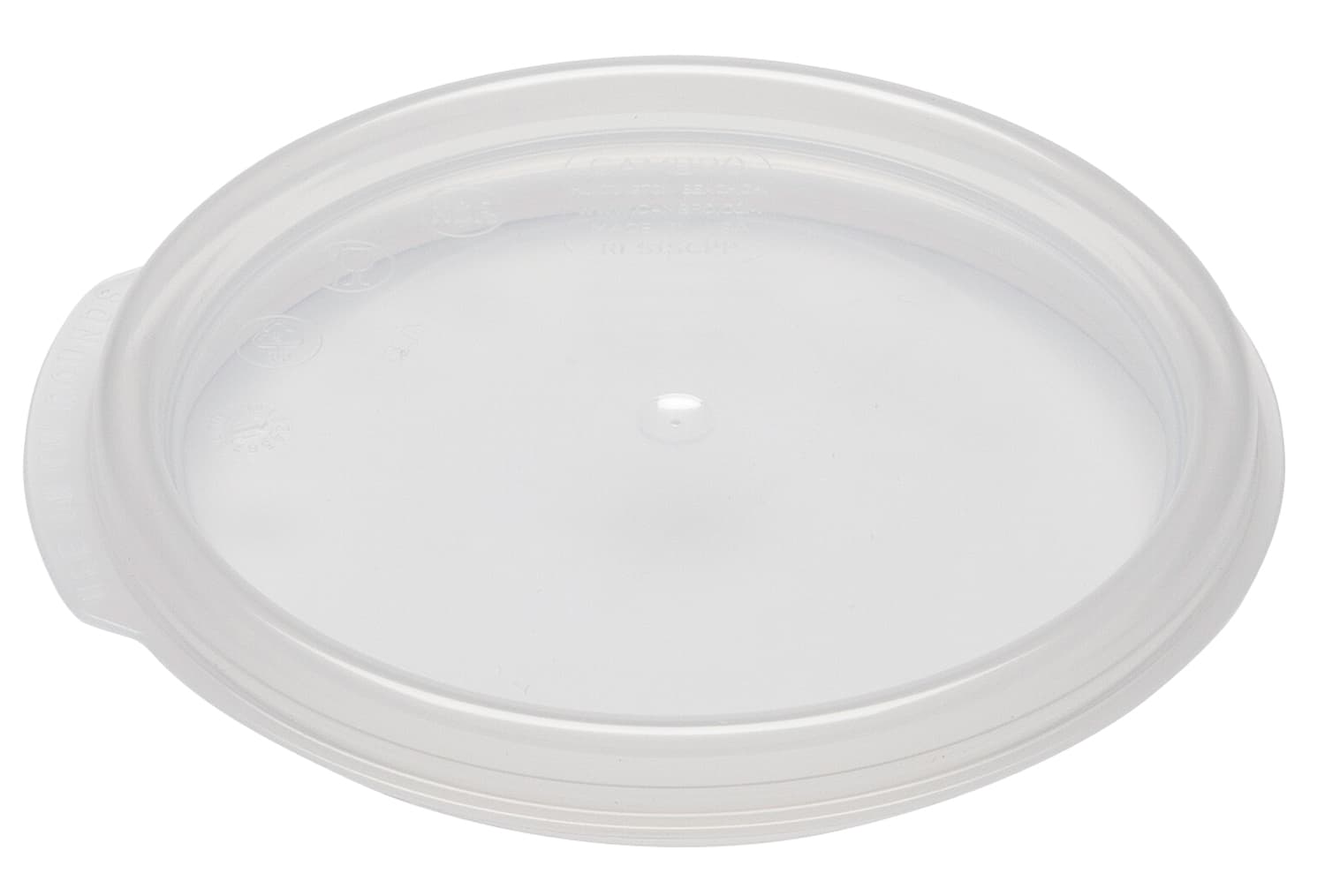 Camwear® 1 QT Translucent Round With Seal Top Lid 1/Each
