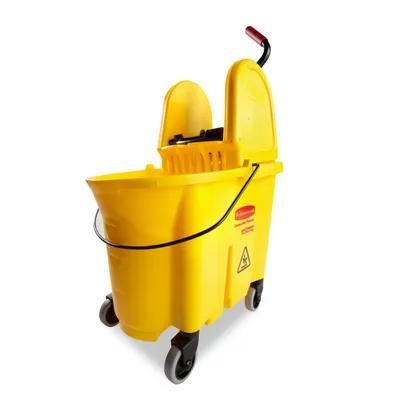 Mop Bucket & Wringer 31 QT Plastic Yellow 1/Case