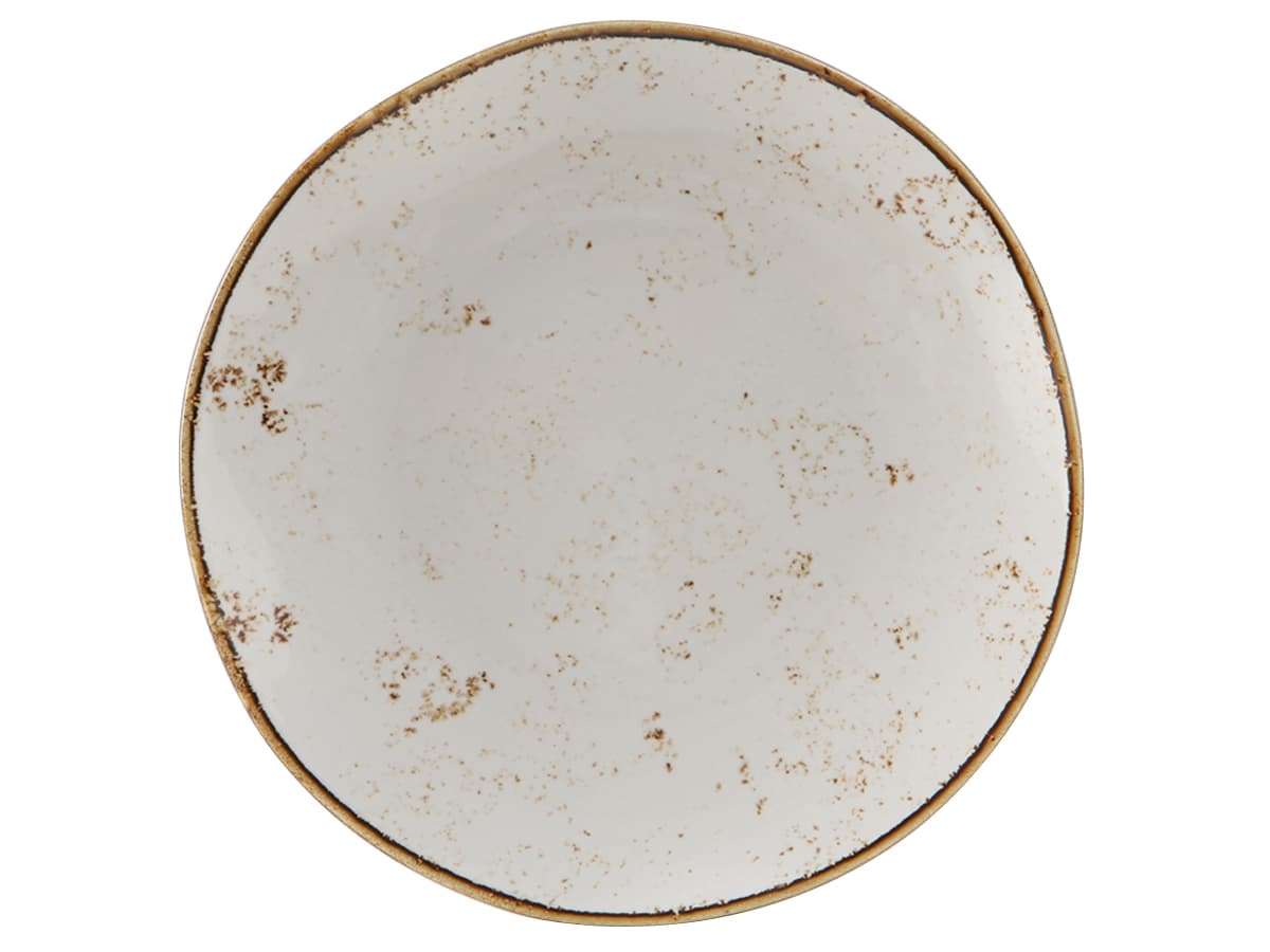 TuxTrendz Artisan Geode Plate 11.625 IN China Agave Round Fully Vitrified 12/Case