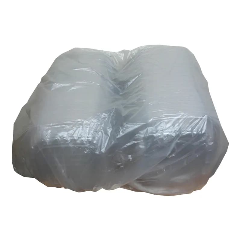 Take-Out Container Hinged 9X9 IN PP Clear Tamper-Evident 120/Case