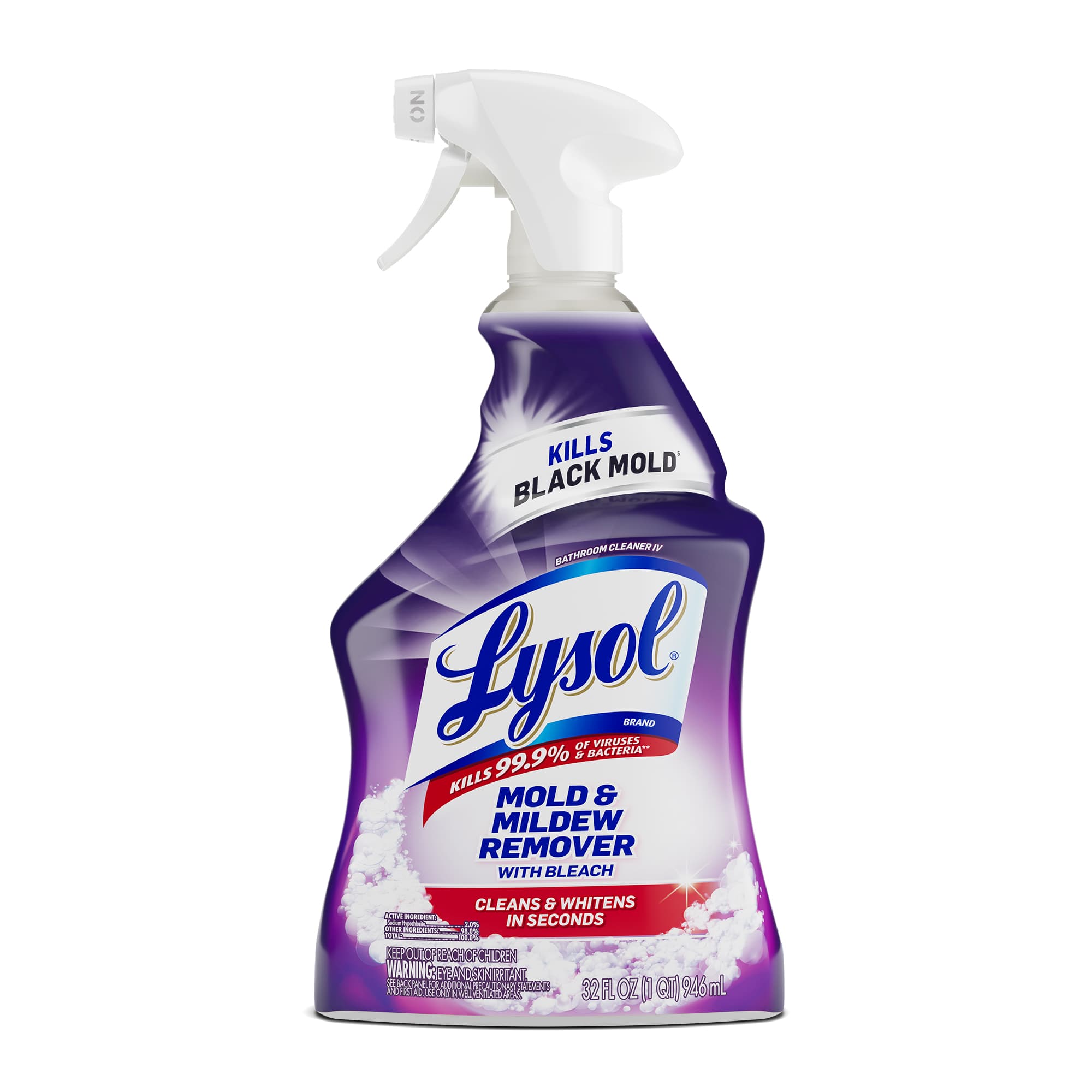 Lysol® Mold & Mildew Cleaner 32 OZ Spray 12/Case