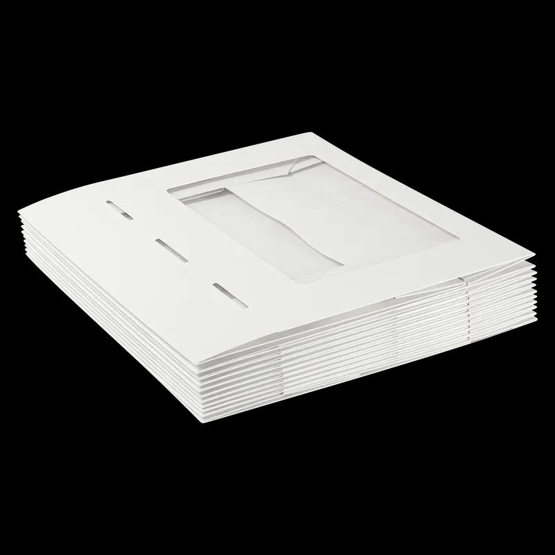 1/2 Sheet Cake Box 19X14X4 IN SBS Paperboard White With Window 50/Case
