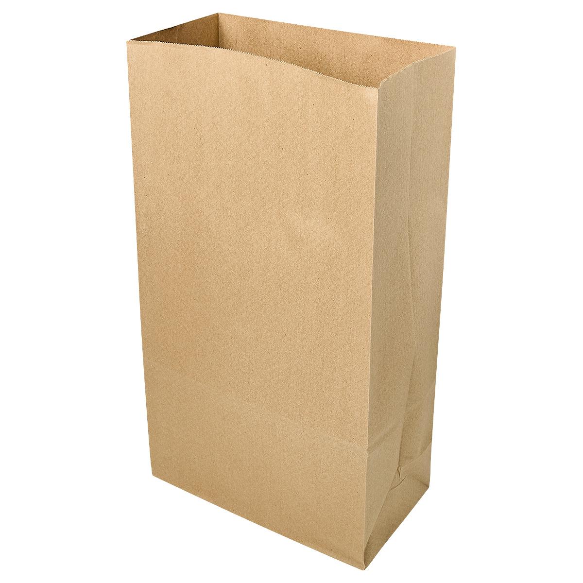 Victoria Bay Grocery Bag 12X7X21.75 IN Paper #60 Kraft Barrel 1/4 Sack 250/Bundle