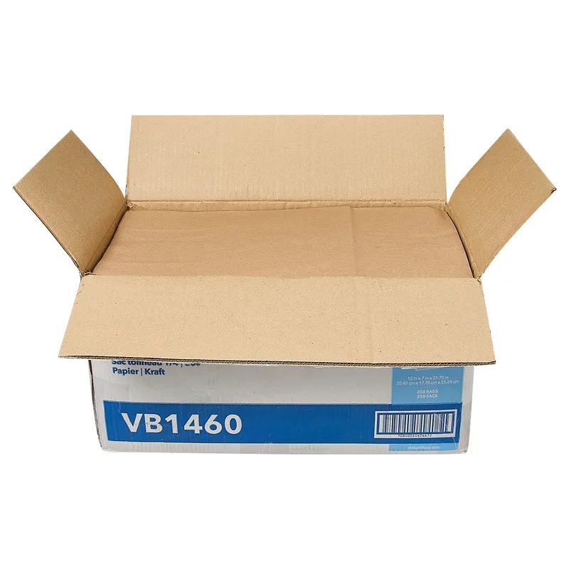 Victoria Bay Grocery Bag 12X7X21.75 IN Paper #60 Kraft Barrel 1/4 Sack 250/Bundle