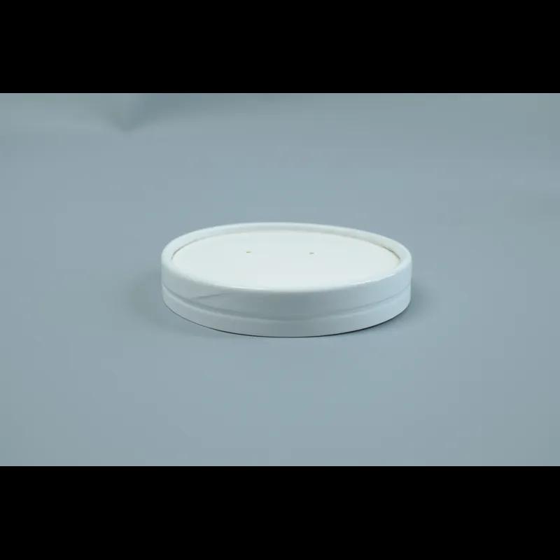 Victoria Bay Lid Paper White For 8-12-16 OZ Food Container Vented 1000/Case