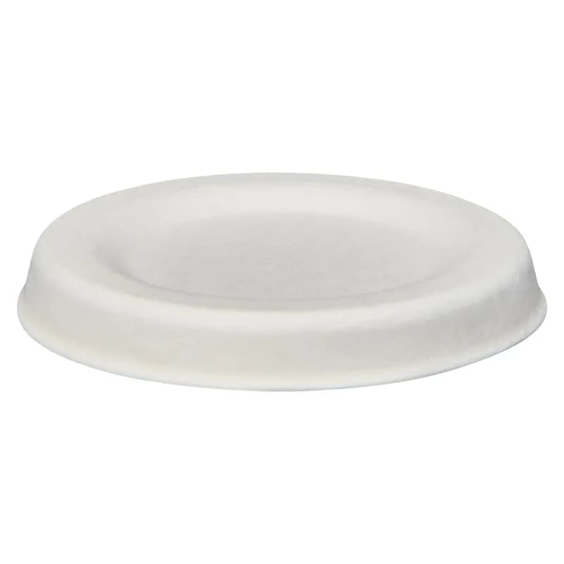 Victoria Bay Lid Pulp Fiber White For 2-4 OZ Souffle & Portion Cup 1000/Case