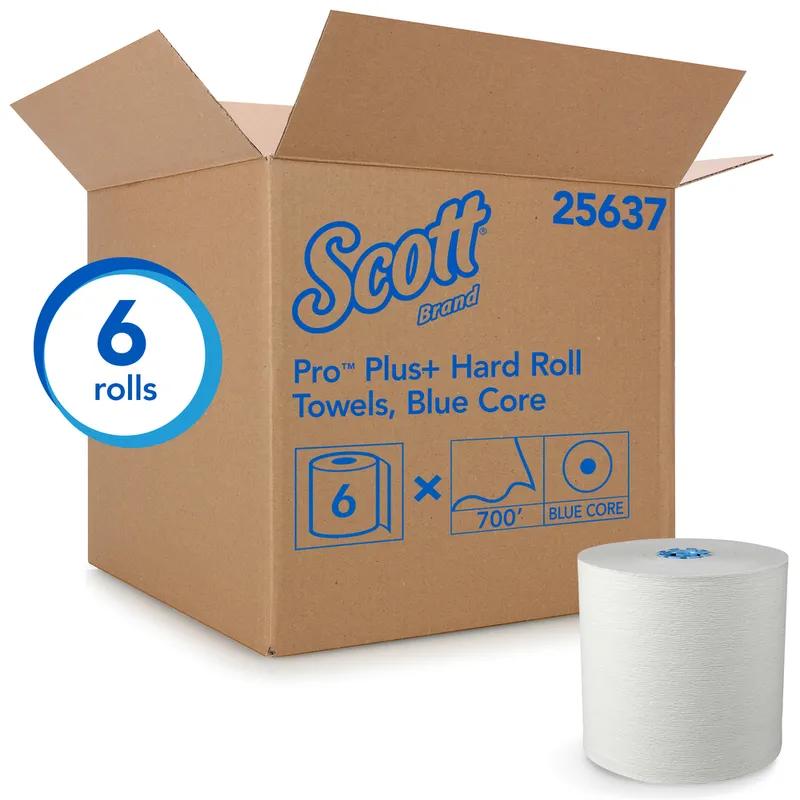 Kleenex® Roll Paper Towel MOD 7.5IN 700 FT White Blue Hardwound 1.75IN Core Diameter 6 Rolls/Case