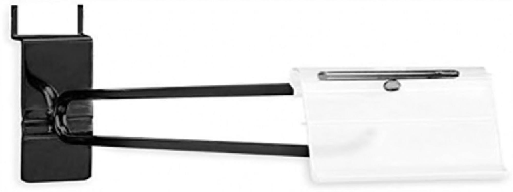 Fastwist Peg Scan Hook Label 0.25X14 IN Black 20/Case