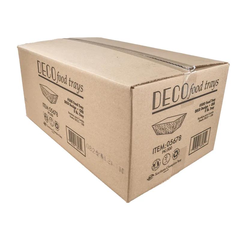 Food Tray 5 LB Paperboard 250 Count/Pack 2 Packs/Case