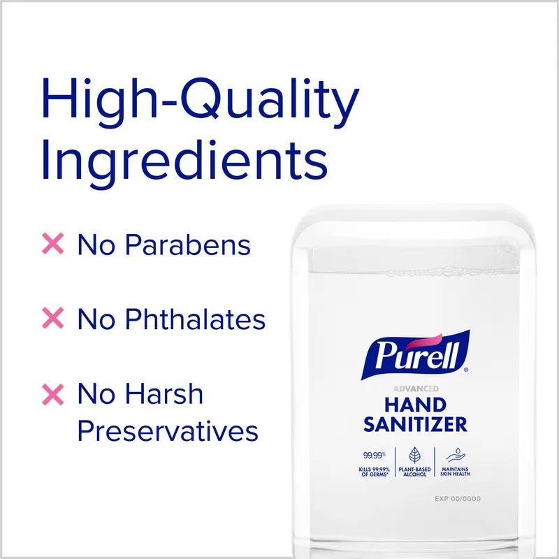 Purell® Advanced Hand Sanitizer Foam 1200 mL 4.33X3.36X8.64 IN Fragrance Free For ES10 2/Case