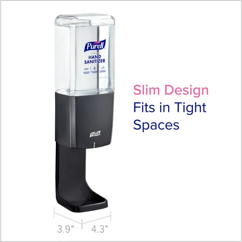 Purell® ES10 Hand Sanitizer Dispenser 1200 mL 3.91X4.33X10.69 IN Graphite Wall Mount 1/Each