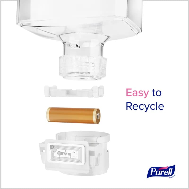Purell® ES10 Hand Sanitizer Dispenser 1200 mL 3.91X4.33X10.69 IN Graphite Wall Mount 1/Each