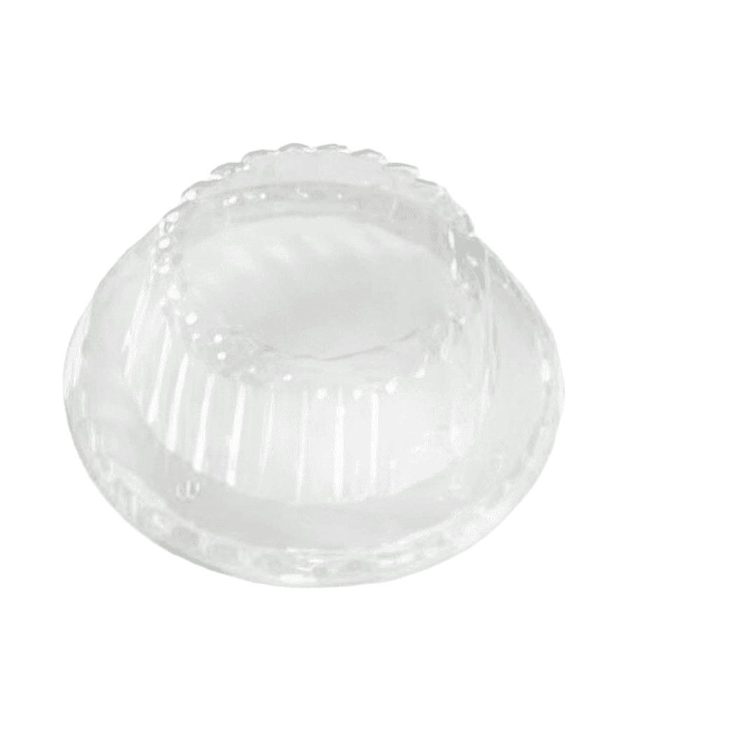 Lid Dome PET Clear Round For 3 OZ Container 1000/Case