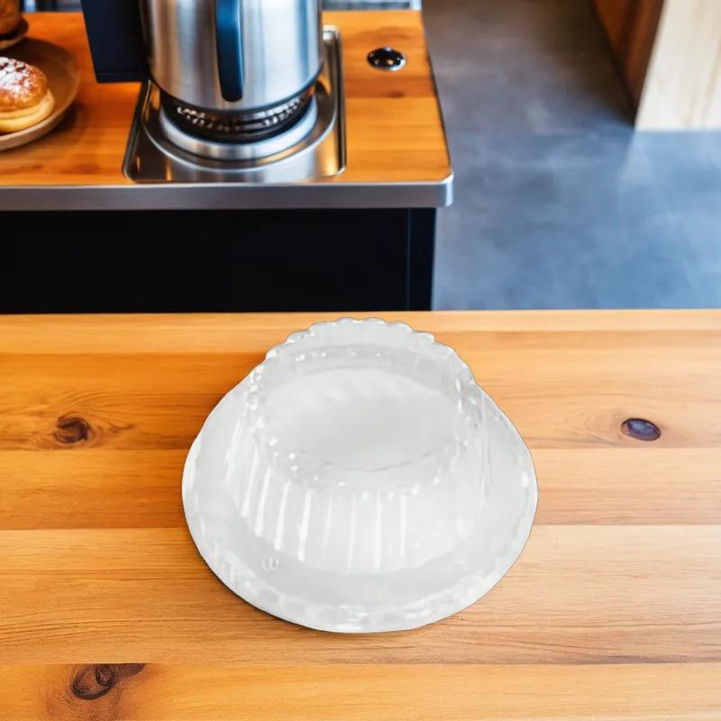 Lid Dome PET Clear Round For 3 OZ Container 1000/Case