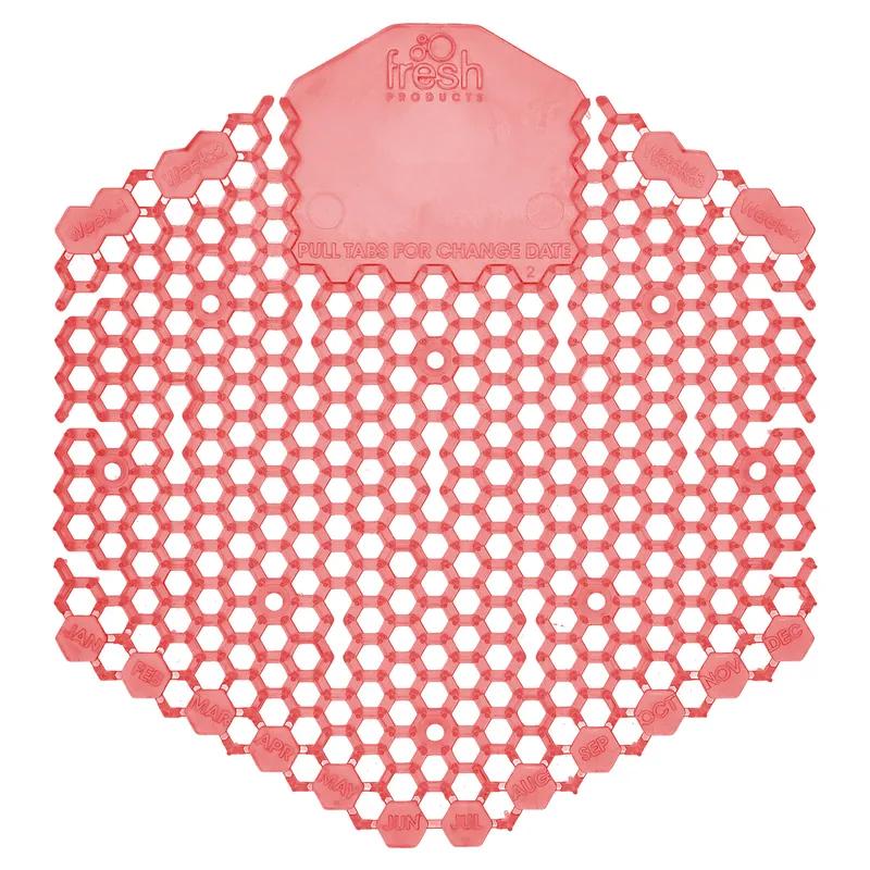 Wave 3D Urinal Screen Kiwi Grapefruit Red EVA 7X6.5X0.66 IN 10 Count/Pack 6 Packs/Case 60 Count/Case