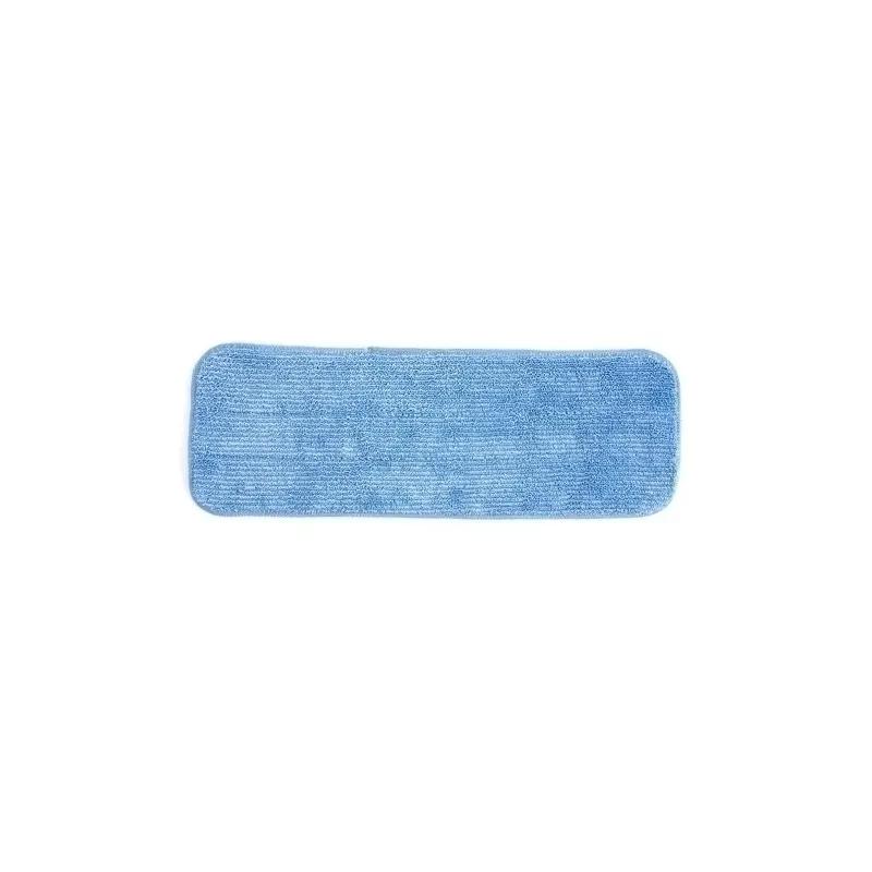 MicroWorks® Mop Pad 16 IN Blue Microfiber Flat 12 Count/Pack 16 Packs/Case
