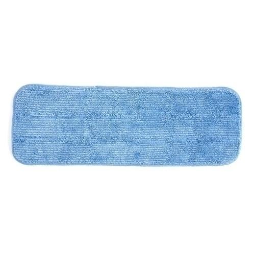 MicroWorks® Mop Pad 16 IN Blue Microfiber Flat 12 Count/Pack 16 Packs/Case