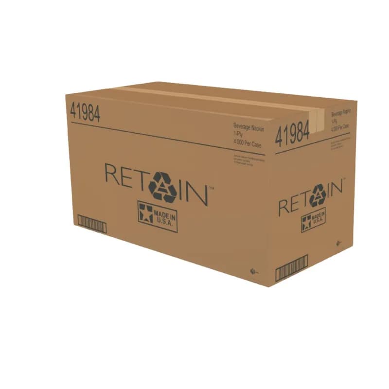 Beverage Napkins Paper 1PLY 1/4 Fold 250 Count/Pack 16 Packs/Case 4000 Count/Case