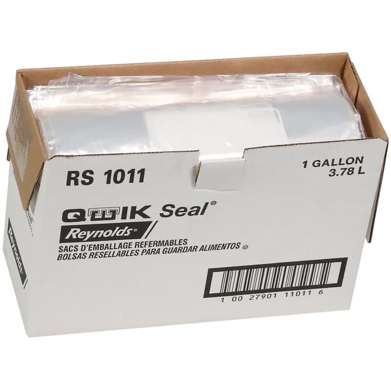 Reynolds QwikSeal Bag 11X10.5625 IN Polyethylene (PE) Clear 250/Case